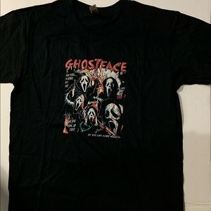 Scream ghost face tshirt